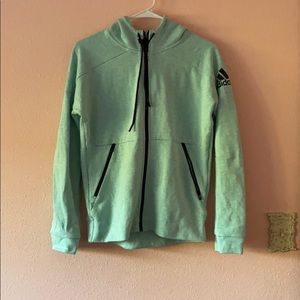 Adidas women zip up hoodie